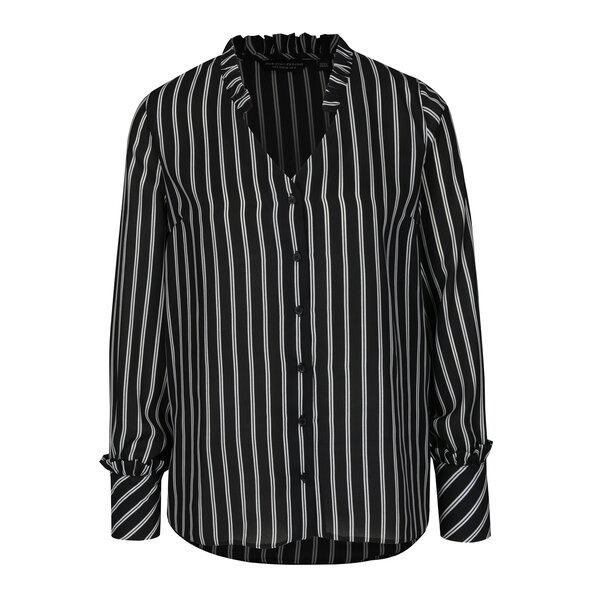 Camasa cu dungi si volane Dorothy Perkins