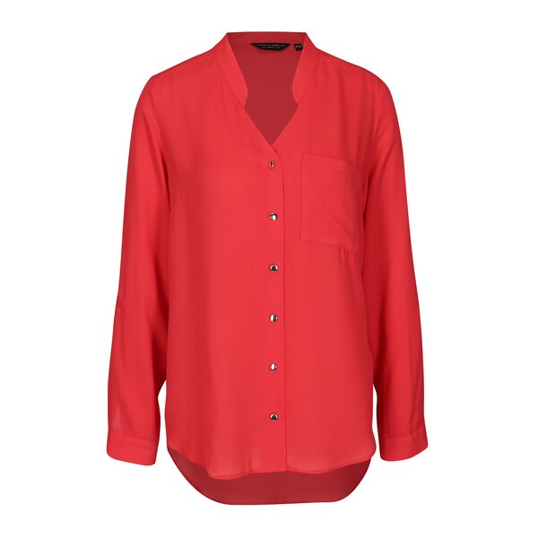 Tunica rosie cu nasturi Dorothy Perkins