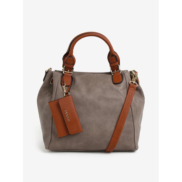 Geanta maro cu manere si portofel exterior - Bessie London