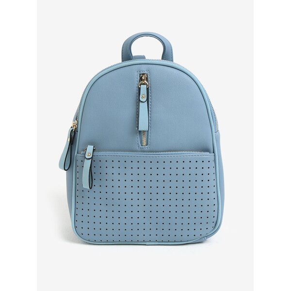 Rucsac bleu cu perforatii Bessie London