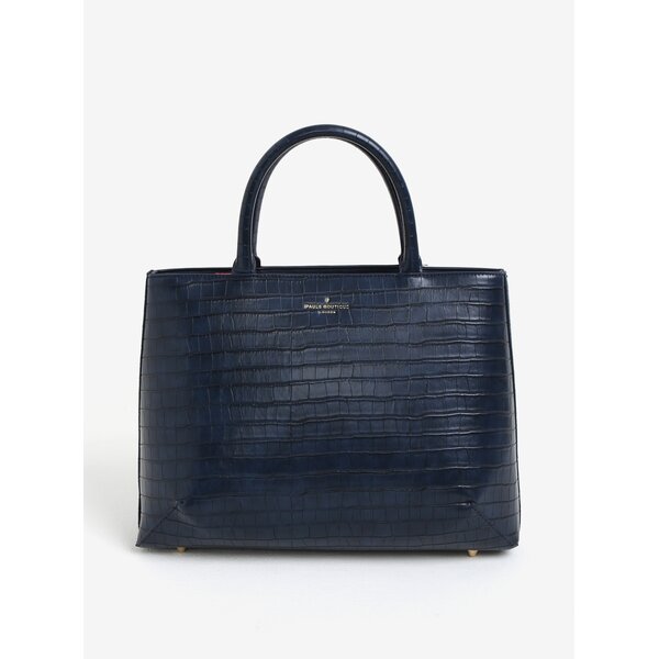 Geanta bleumarin cu model reptila Pauls Boutique Carmel