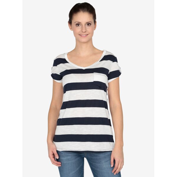 Tricou albastru&crem in dungi - Haily´s Helen