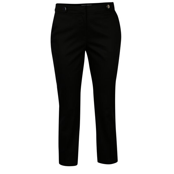 Pantaloni negri cu nasturi decorativi - Dorothy Perkins