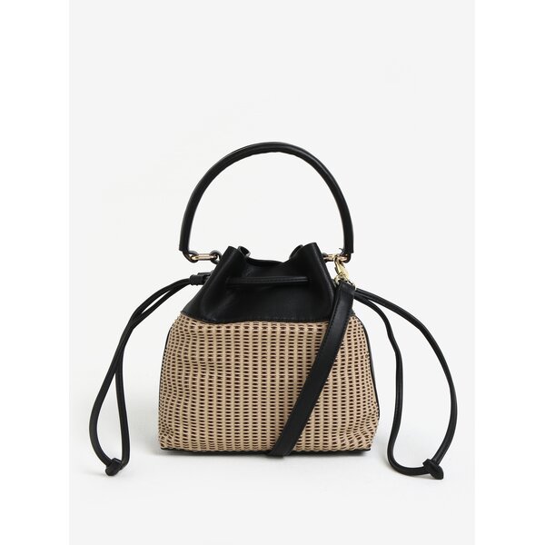 Geanta tip sac neagra cu perforatii Bessie London