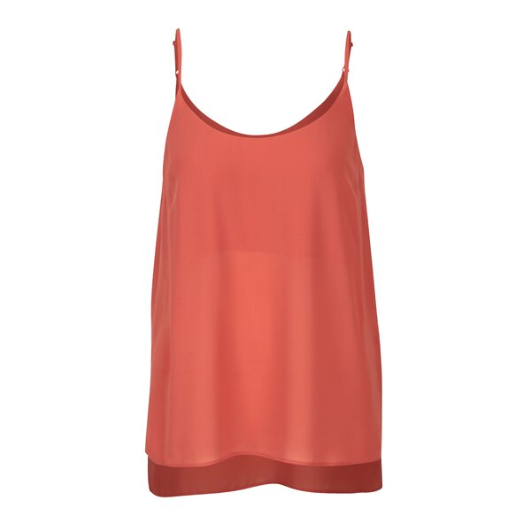 Top portocaliu asimetric Dorothy Perkins