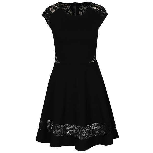 Rochie neagra cu dantela TALLY WEiJL