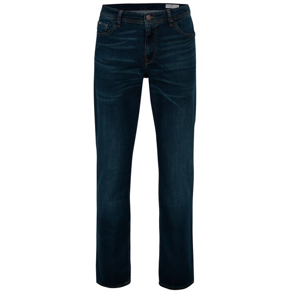 Blugi bleumarin straight fit cu aspect prespalat pentru barbati - Cross Jeans