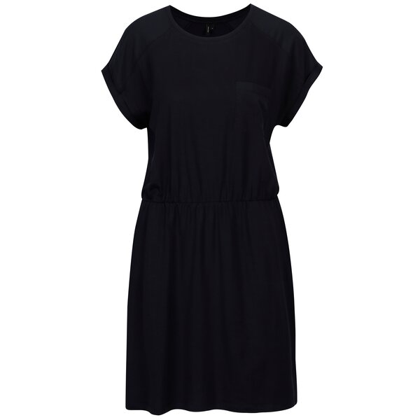 Rochie bleumarin cu buzunare si talie elastica - VERO MODA Ava