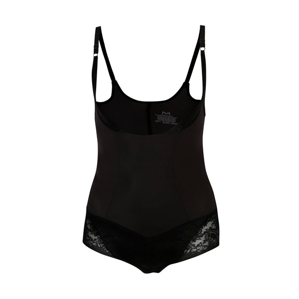 Body negru cu insertie de dantela Maidenform Plus size