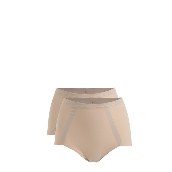 Set de 2 perechi de chiloti bej modelatori Maidenform