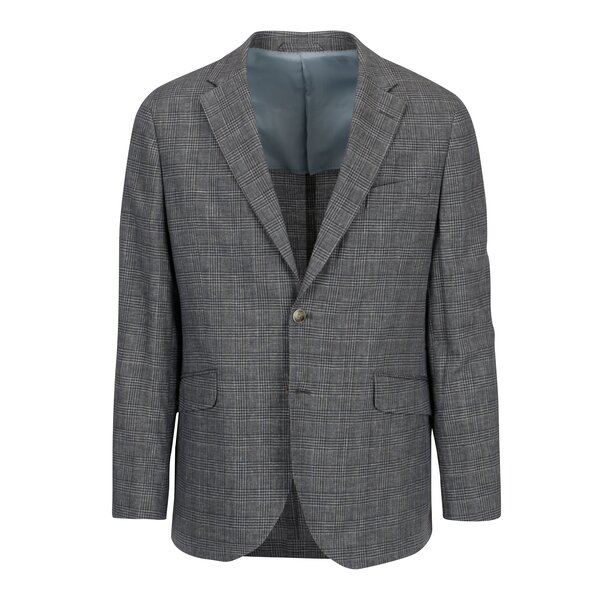 Sacou gri cu model tartan - Hackett London