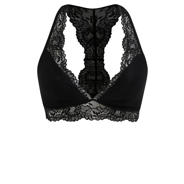 Bustier negru din dantela Maidenform