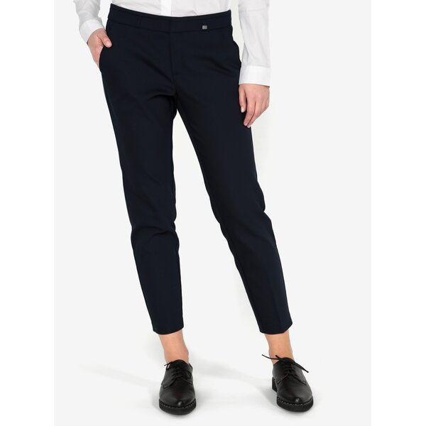 Pantaloni slim fit crop bleumarin s.Oliver