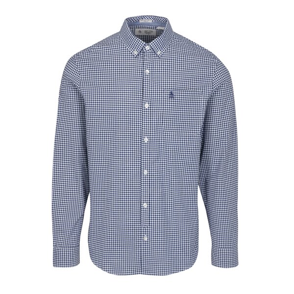 Camasa slim fit albastru&alb in carouri - Original Penguin Core Gingham