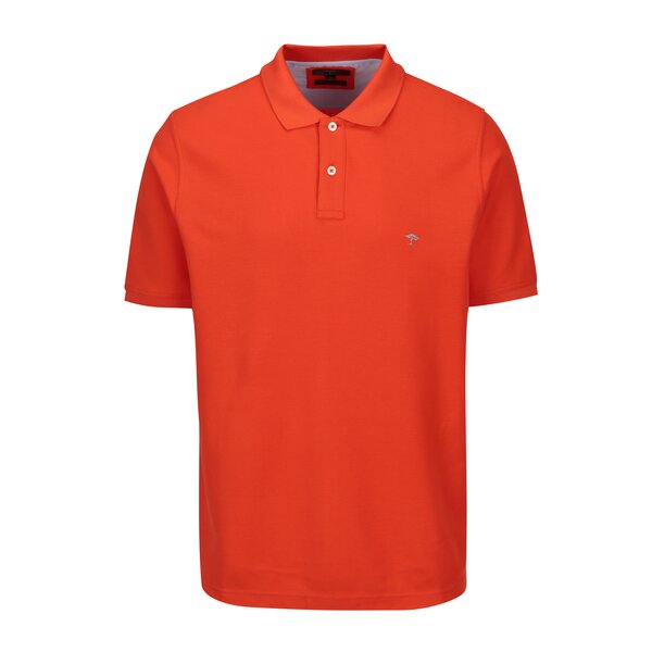 Tricou polo oranj cu logo brodat - Fynch-Hatton