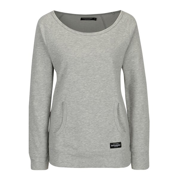 Bluza gri melanj pentru femei - Horsefeathers Leah