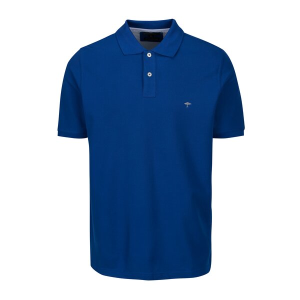 Tricou polo bleumarin cu logo brodat - Fynch-Hatton