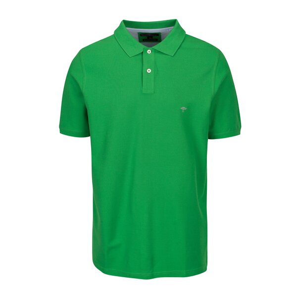 Tricou polo verde cu logo brodat - Fynch-Hatton