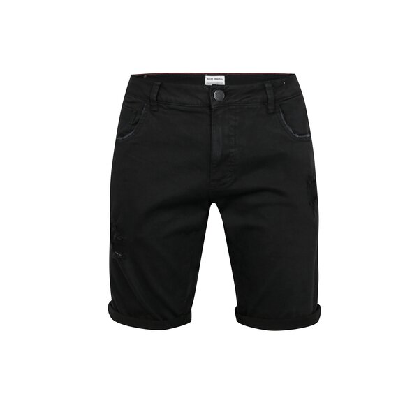 Pantaloni scurti negri din denim - Shine Original