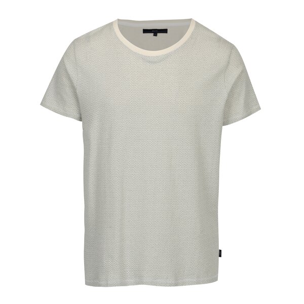 Tricou crem cu model discret - SUIT