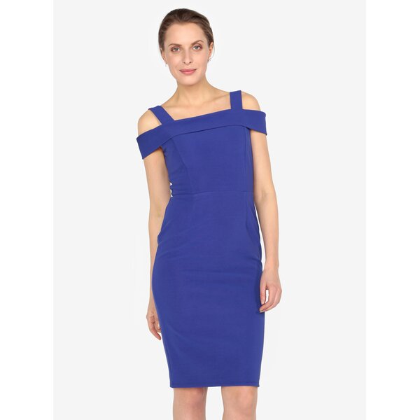 Rochie albastra cold shoulder - M&Co