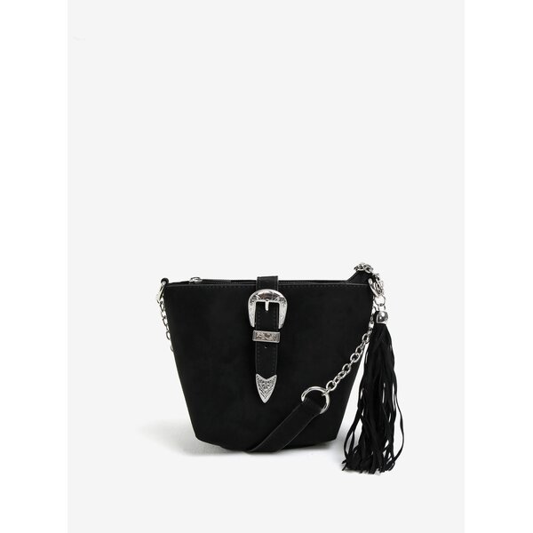 Geanta crossbody neagra cu bareta tip lant - Miss Selfridge