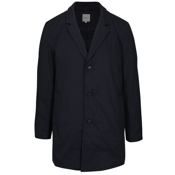 Palton bleumarin cu guler detasabil - Jack & Jones Tristan