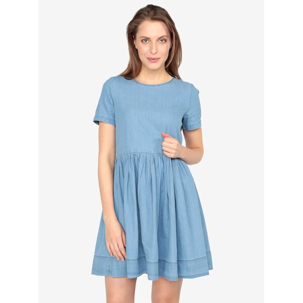 Rochie din denim bleu cu decupaj in partea din spate - VERO MODA Maya