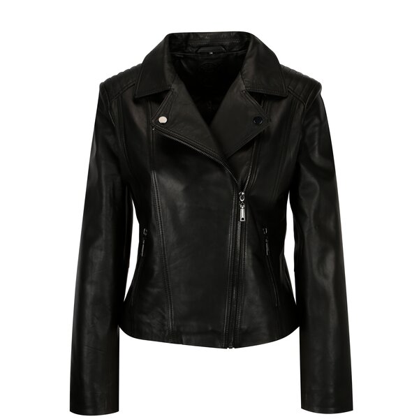 Jacheta biker din piele naturala pentru femei KARA Rose