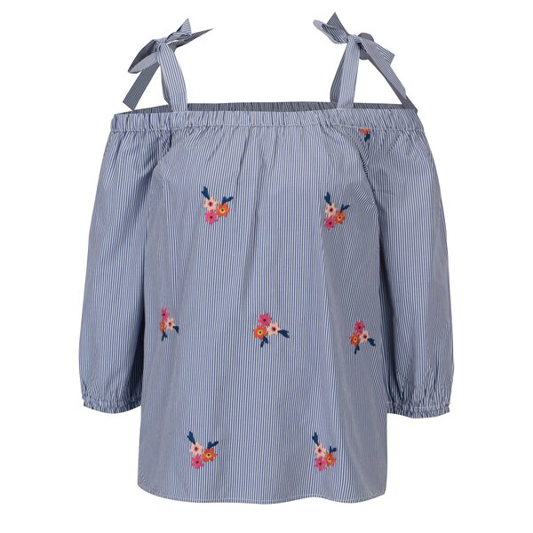 Bluza cu decolteu pe umeri si bretele ajustabile Dorothy Perkins