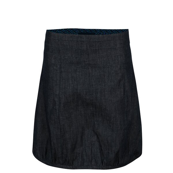 Fusta balon bleumarin din denim Tranquillo Brassia
