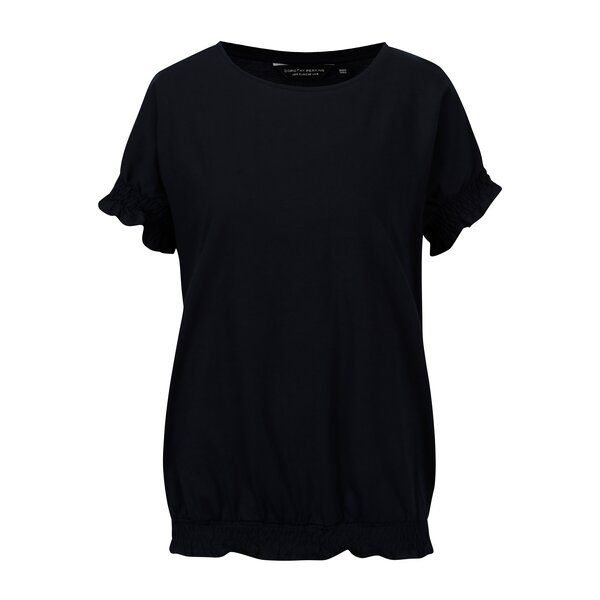 Tricou bleumarin cu insertie elastica Dorothy Perkins