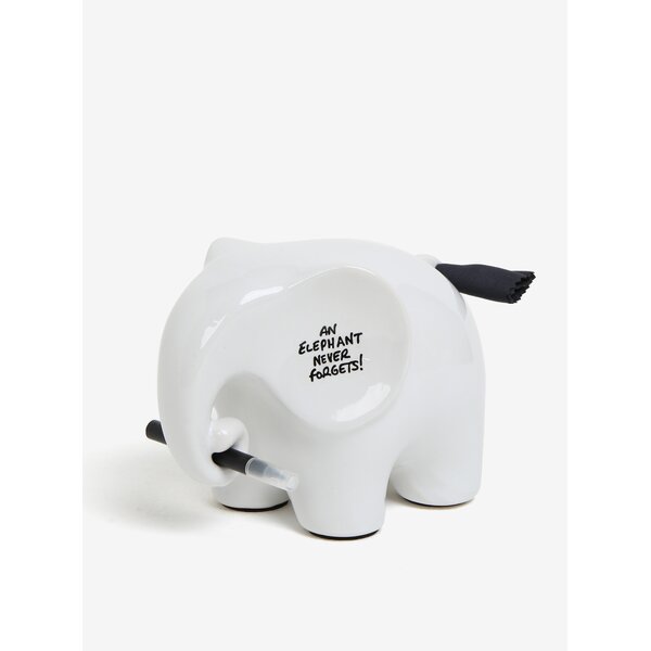 Elefant ceramic cu marker pentru mesaje - Luckies