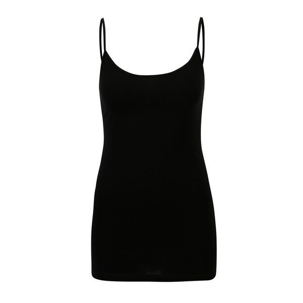 Top basic negru cu bretele Dorothy Perkins