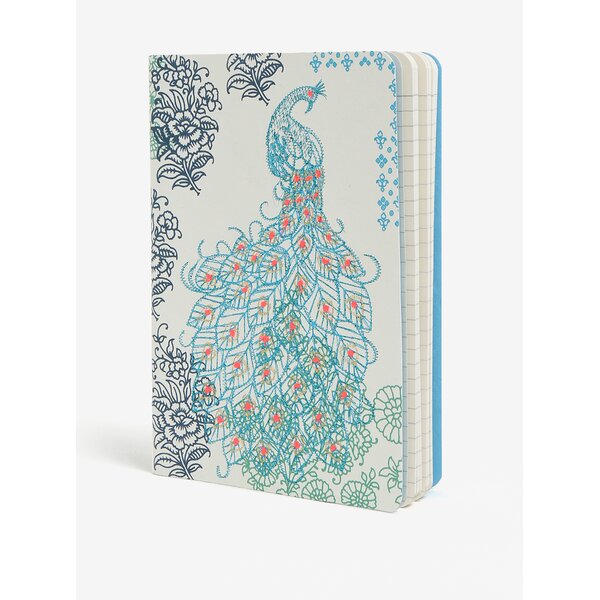 Carnet alb cu broderii handmade - Galison