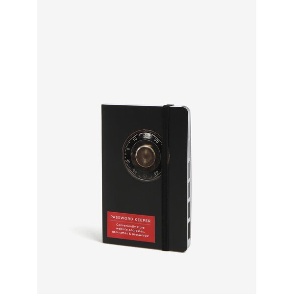 Carnet / agenda neagra cu print - Galison