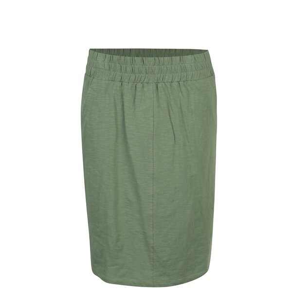 Fusta verde cu talie elastica Tranquillo Leora