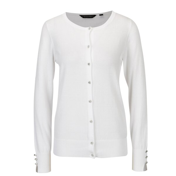 Cardigan alb cu nasturi Dorothy Perkins