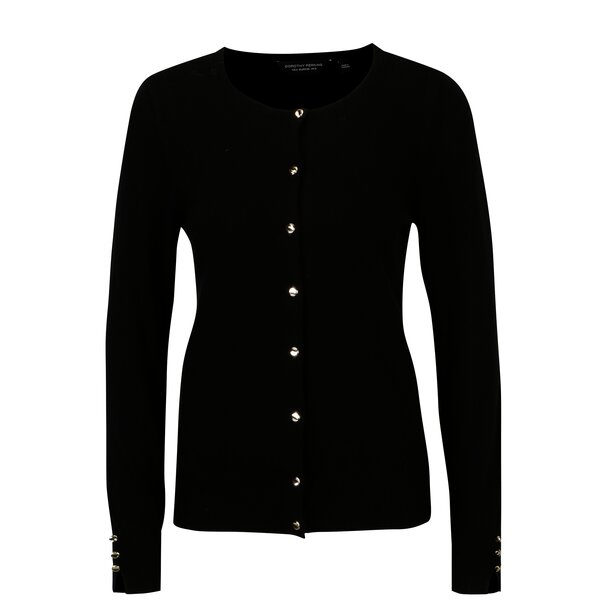 Cardigan negru cu nasturi Dorothy Perkins