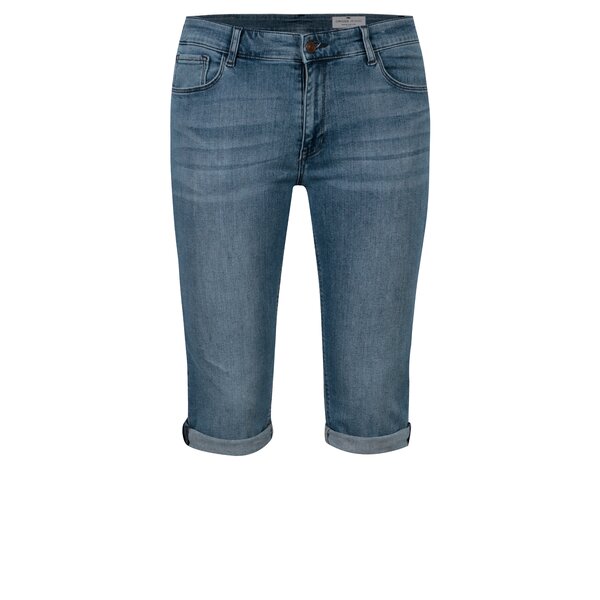 Pantaloni scurti din denim albastri slim fit pentru femei Cross Jeans