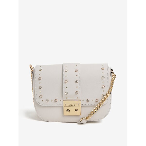 Geanta crossbody crem cu aplicatii stralucitoare - Juno