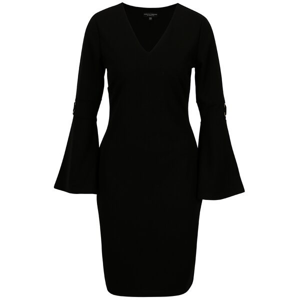 Rochie neagra cu maneci clopot Dorothy Perkins