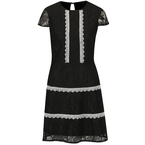 Rochie neagra din dantela Dorothy Perkins