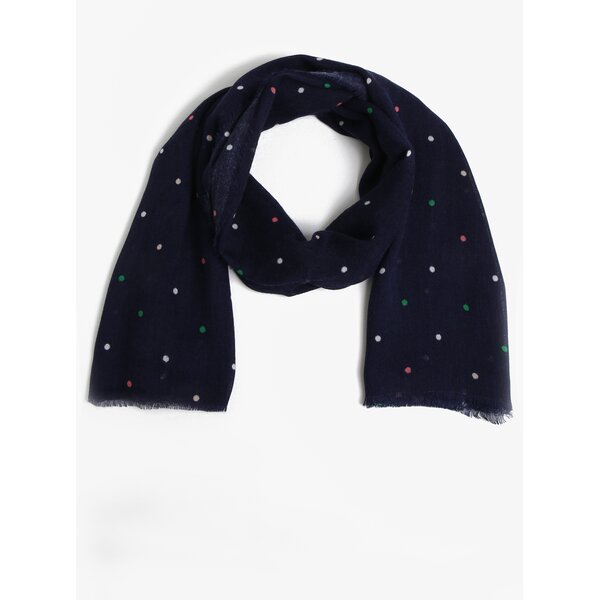Esarfa bleumarin cu print - Dorothy Perkins