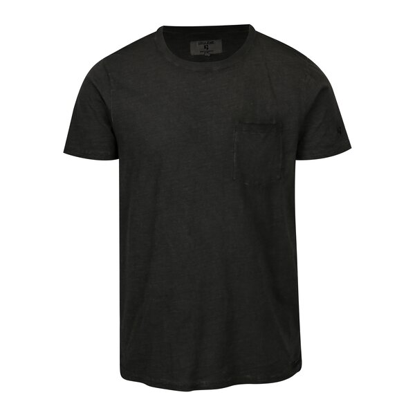 Tricou negru cu buzunar pentru barbati - Garcia Jeans Rico