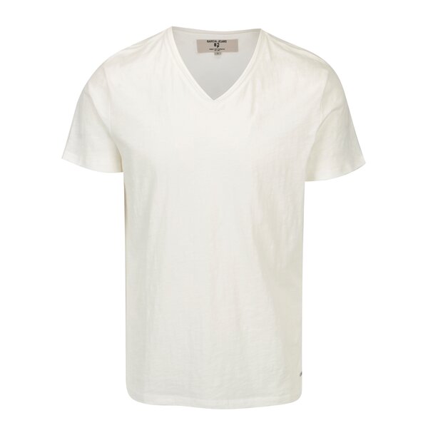 Tricou crem melanj pentru barbati - Garcia Jeans Marco