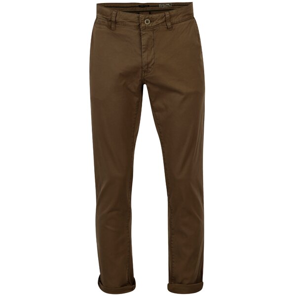 Pantaloni chino kaki slim fit pentru barbati - Garcia Jeans Savio