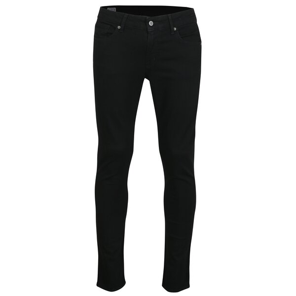Blugi slim fit negri pentru femei - Kings of Indigo