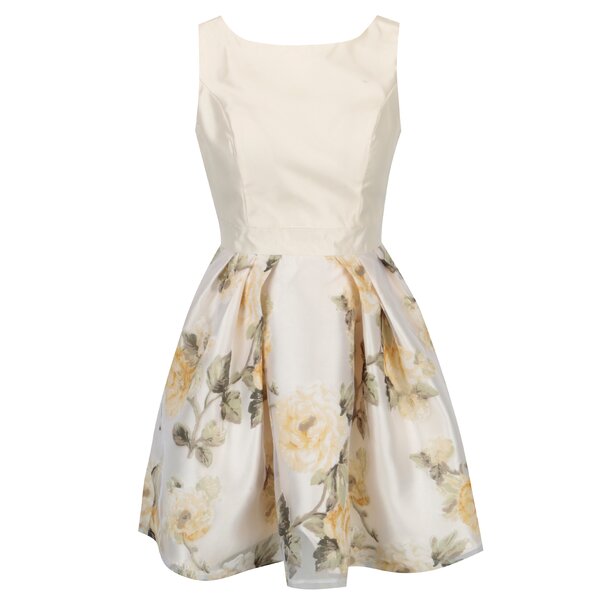 Rochie alba satinata cu pliuri - Mela London