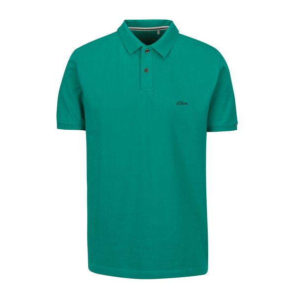 Tricou polo regular fit verde pentru barbati - s.Oliver